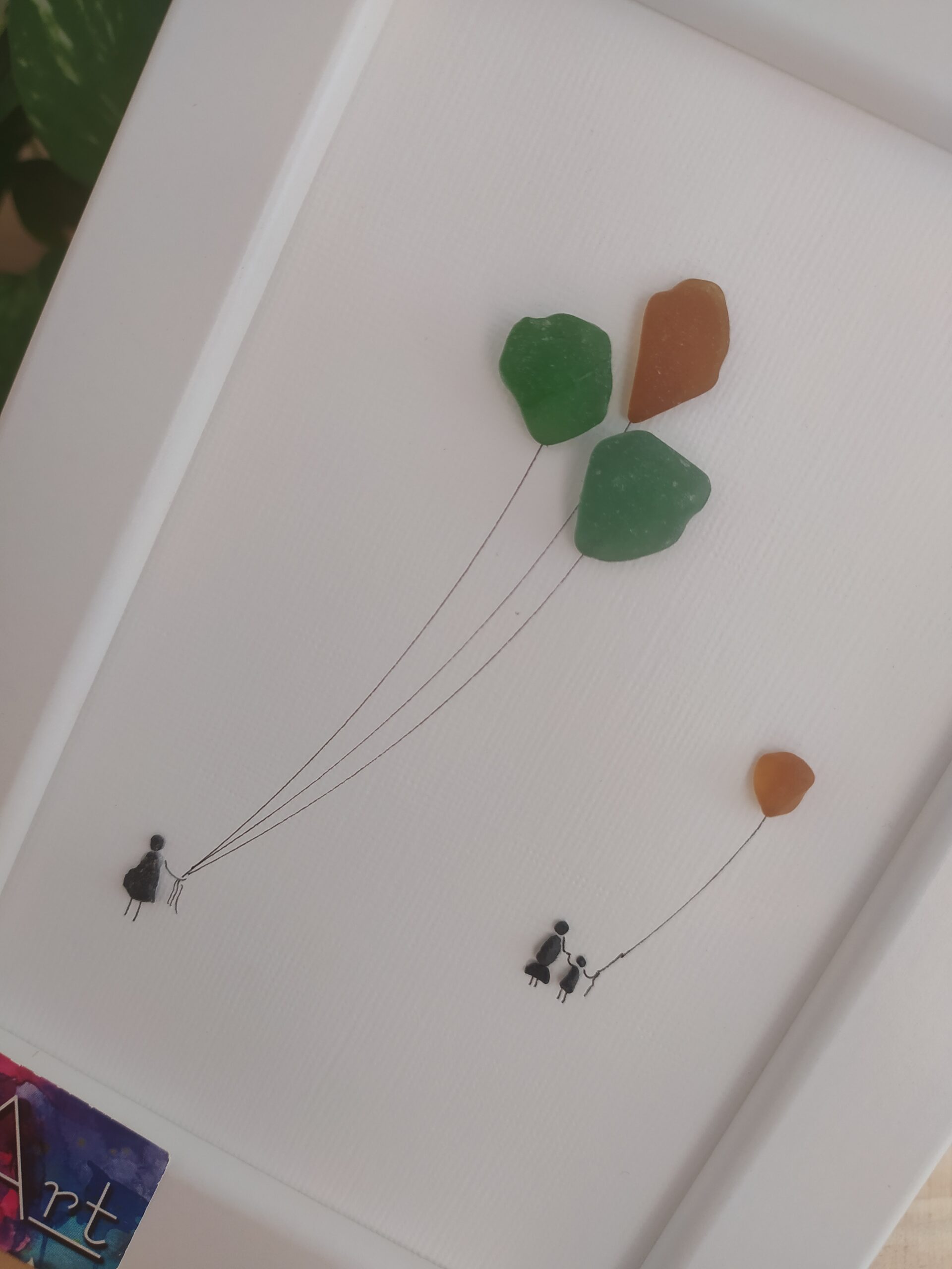 Detail sea glass balloons